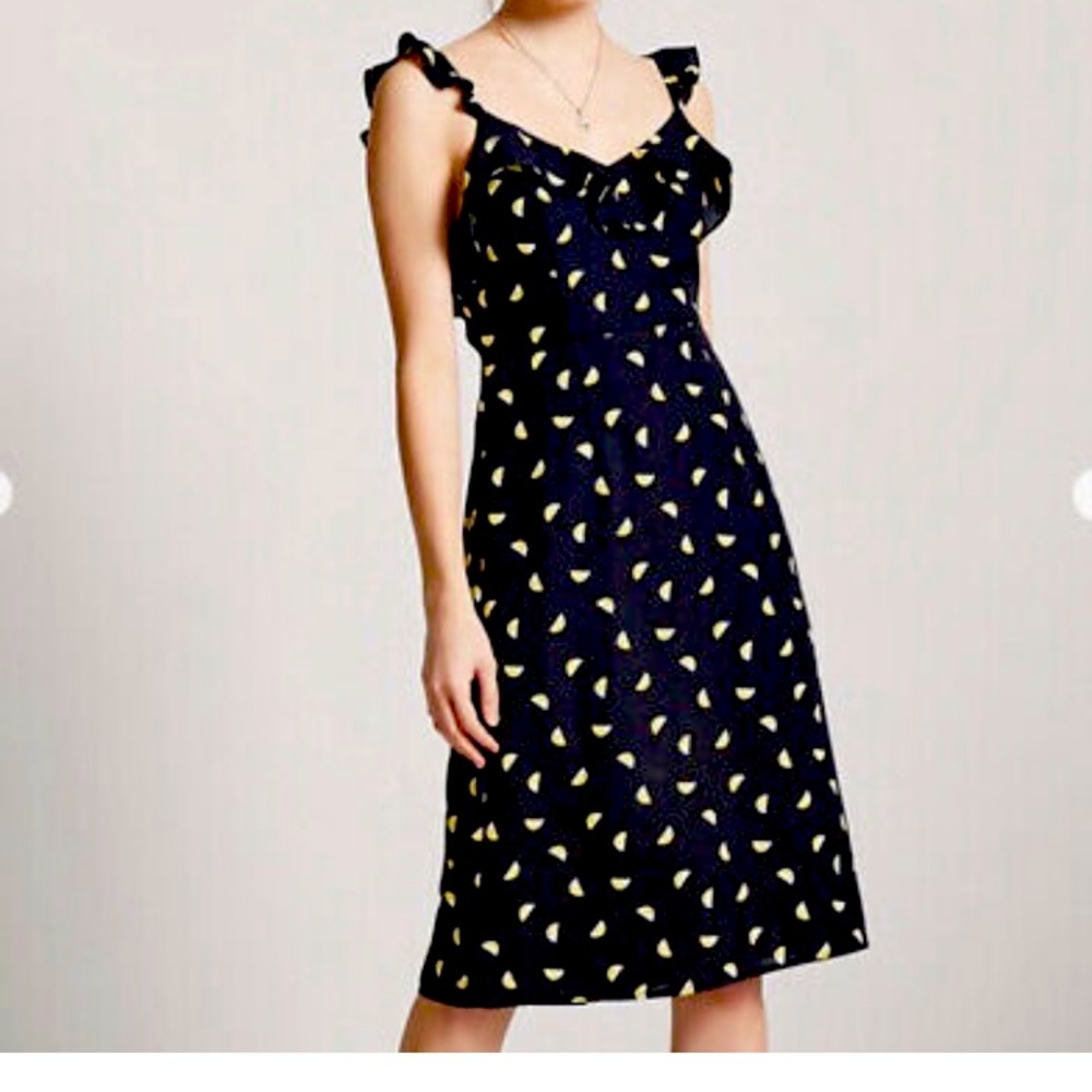 Black and Lemon 🍋 Dress